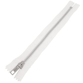 Fém cipzár zárt VT10 -Fehér-18cm