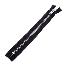 Fém cipzár zárt VT10-Fekete-20cm