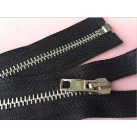 Fém cipzár bontható VT10-Fekete-60cm