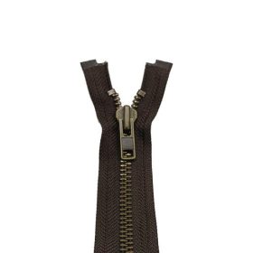  Antik fém cipzár zárt VT10-Fekete-16cm