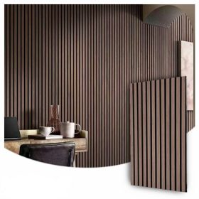 Akusztikus falpanel 60x260cm Sötét Dió DW01