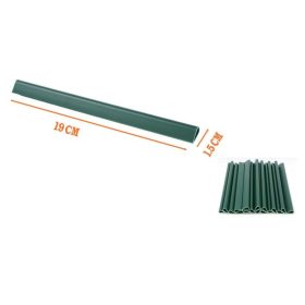   Belátásgátló szalag rögzítő/végzáró Sötétzöld-10db