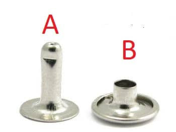 Bőrszegecs Arany 9mm