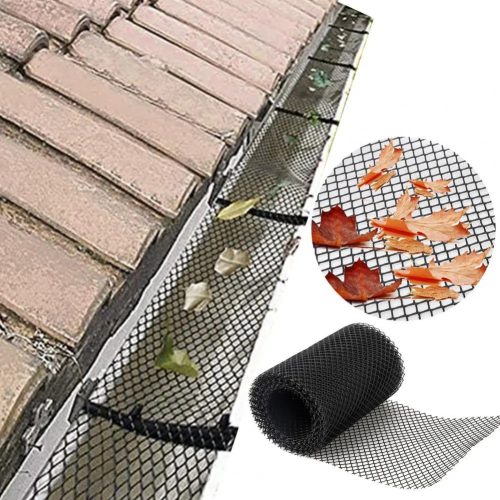 Ereszcsatorna védő lombfogó háló