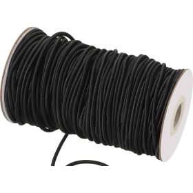 Kalapgumi 3mm Fekete 135m