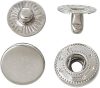 Kesztyű patent Réz 15mm Nikkel-50db