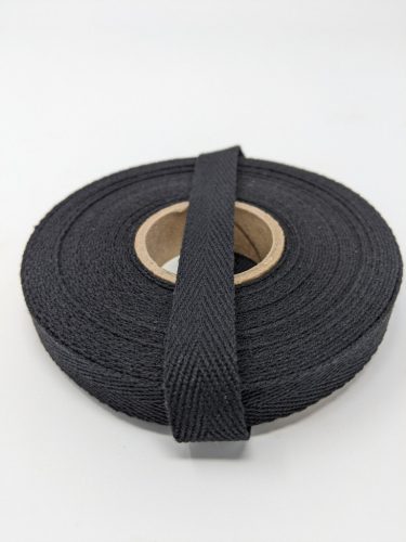 Köpper szalag 15mm fekete -50m