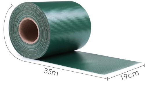 PVC Belátásgátló szalag/kerítésszalag Kő mintás 19cm-35m