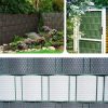 PVC Belátásgátló szalag/kerítésszalag Kő mintás-35m