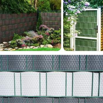 PVC Belátásgátló szalag/kerítésszalag Kő mintás 19cm-35m