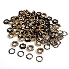 Réz ringli karika 5mm antik
