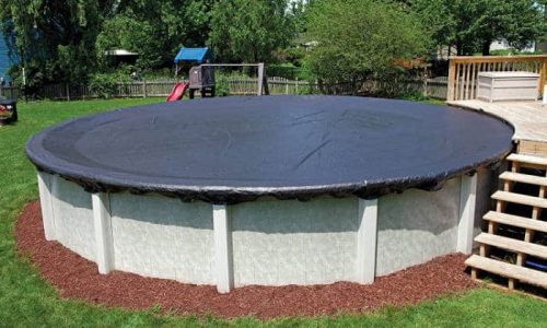 Téli medence takaró fólia kerek medencékhez 4,48m