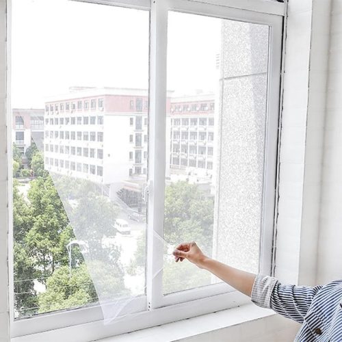  Üvegszálas szúnyogháló 150 cm széles Fekete-30m