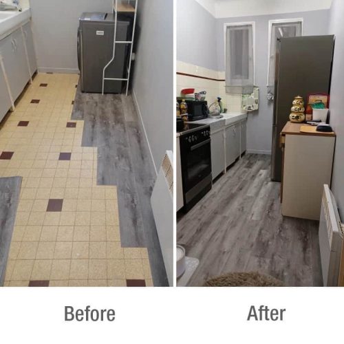 LVT vinyl burkolat Bársonybarna 3008