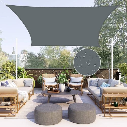 Vízálló napvitorla Szürke 5x5