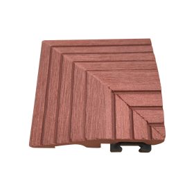 WPC teraszburkolat sarokelem mahagóni